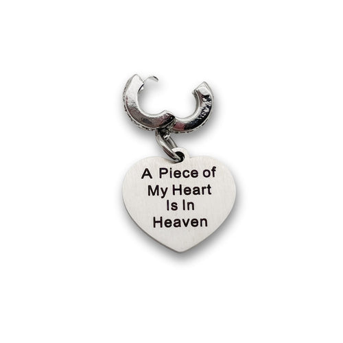 "A Piece of My Heart" Clip-on Charm