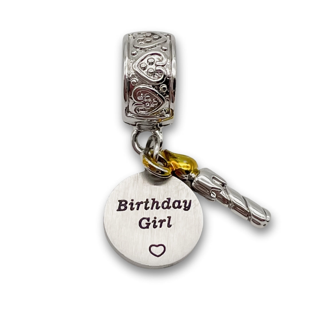 "Birthday Girl" Clip-on charm